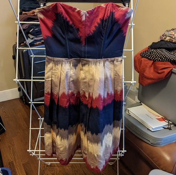 DONATED: Anthropologie Color Dipped Dress - Picture 4 of 10